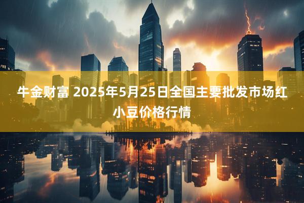 牛金财富 2025年5月25日全国主要批发市场红小豆价格行情
