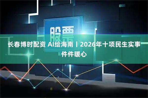 长春博时配资 AI绘海南丨2026年十项民生实事件件暖心