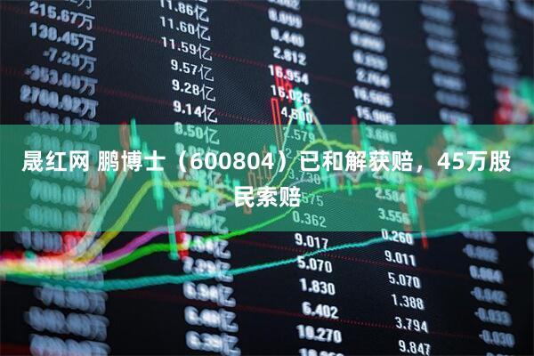 晟红网 鹏博士（600804）已和解获赔，45万股民索赔