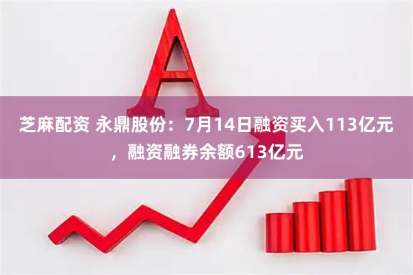 芝麻配资 永鼎股份：7月14日融资买入113亿元，融资融券余额613亿元